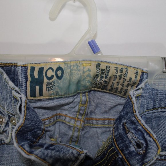 Hollister Womens Blue Jeans Size 0 L30 Bootcut Low Rise So Cal Stretch - Picture 7 of 7